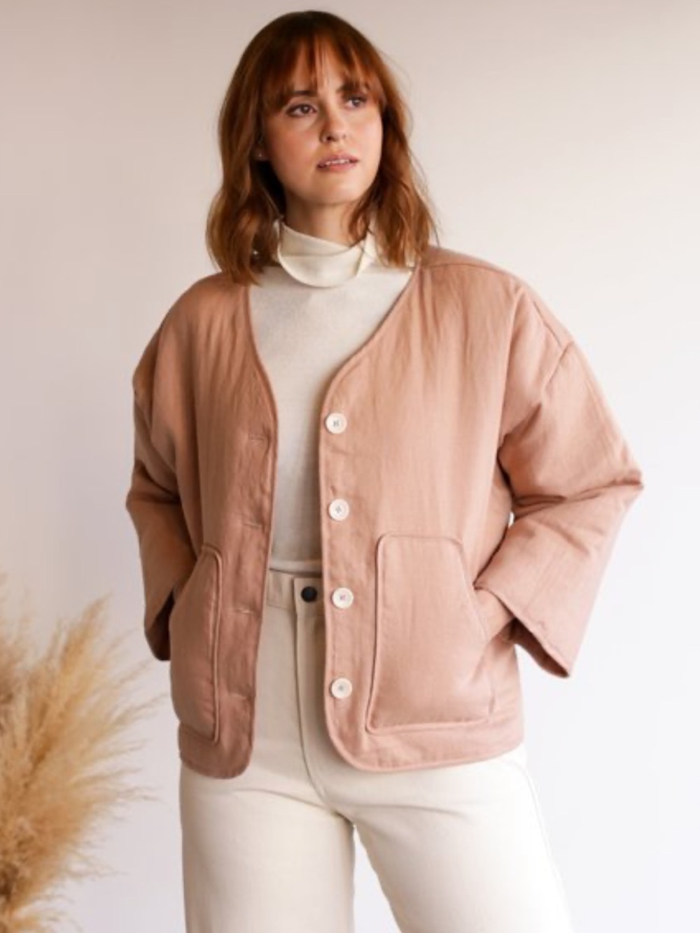 Ozma of California Wolfe Jacket in Rose